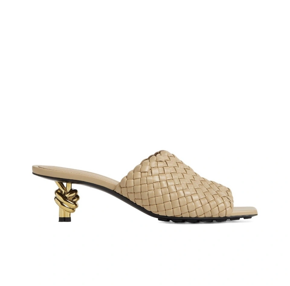COCO- V595t1 787004V2P502624 Knot Calfskin Heel height:4.5CM item:D-X158I2998H